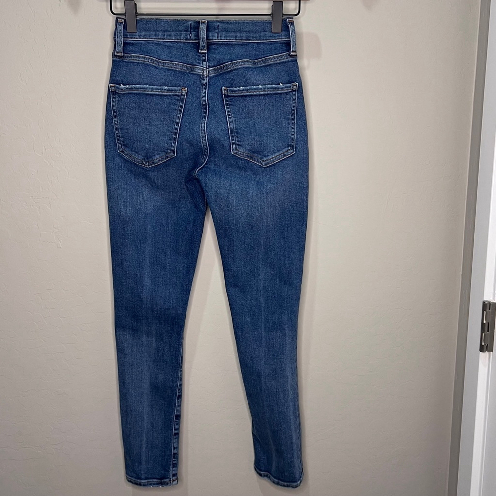 AGOLDE Jeans Distressed Blue Trendy Skinny Denim Cotton Turkey 90’s Slim Vintage - Picture 3 of 16